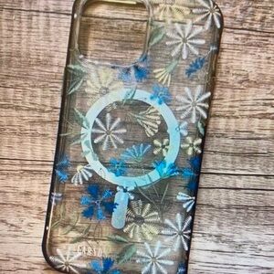Floral Pattern Phone Case with MagSafe Compatibility
